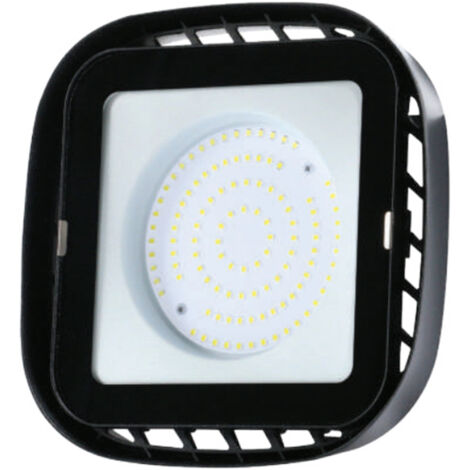 V-TAC Bell Industrial SMD LED-Hut 100 W quadratisches schwarzes Farblicht 4000 K IP65 – 10035 (1/5)