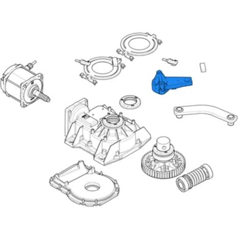 CAME Ersatzteil 119RIA045 Übertragungsarm für Magnet für FROG-A24 Getriebemotor