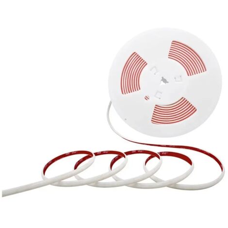 V-TAC LED-Streifen 220V COB 12,5W/m 10m 286 LED/m mit warmweißem IP65 8mm Stecker (1/5)