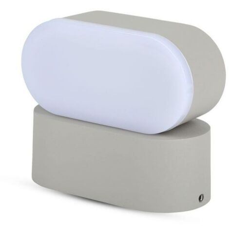 V-TAC VT-816 6W LED Wandlamp neutralweiß 4000K Aluminum drehbare grau Körper IP65 - SKU 8291 (1/5)