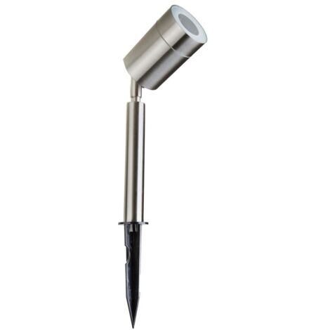 Garten Spike Lampe Rostfreier Stahl GU10 230V IP44 Mod. VT-770 SKU 7518 Aluminium (1/5)
