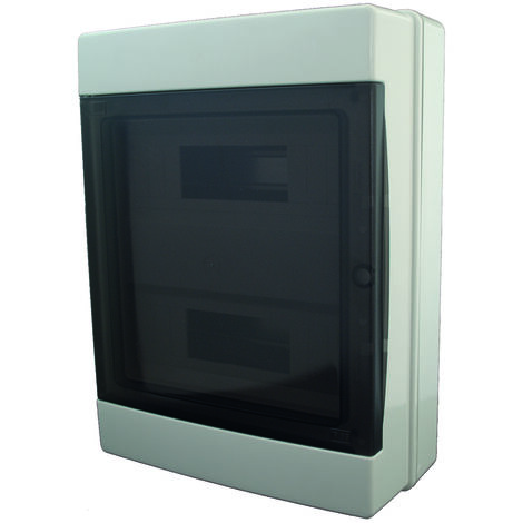 Wasserdichte Wandschalttafel 24 Module mit Rauchtür 300x400x140mm IP65 FAEG - FG14524 (1/2)