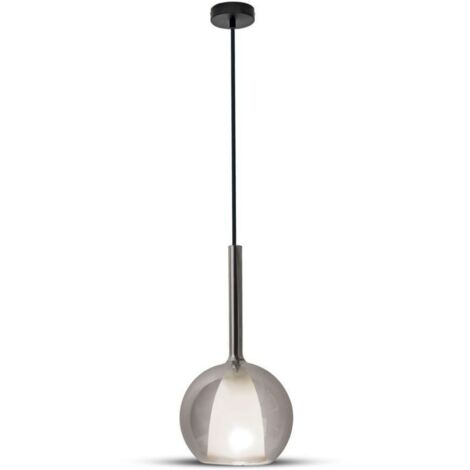 V-TAC VT-7181 Pendant Light 1 MT Doppelglas Grau + Weiß E27 Ф180mm SKU 3877