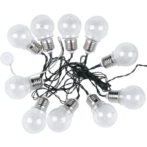 V-TAC VT-7010 1W Birne microLED String Licht warmweiß 3000K mit sensor und solarpanel - sku 8559 (1/5)