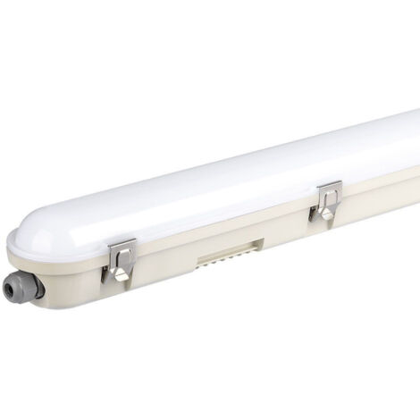 V-TAC PRO VT-120136E 36W LED Wasserdicht Lampe mit notfall-Kit chip samsung 120LM/W 120CM Milky cover 4000K weißer Körper IP65 - SKU 2120221 (1/5)
