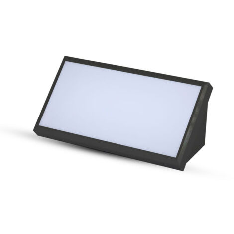 V-TAC LED-Wandleuchte gewinkelt 20W Schwarz Farbe 3000K IP65