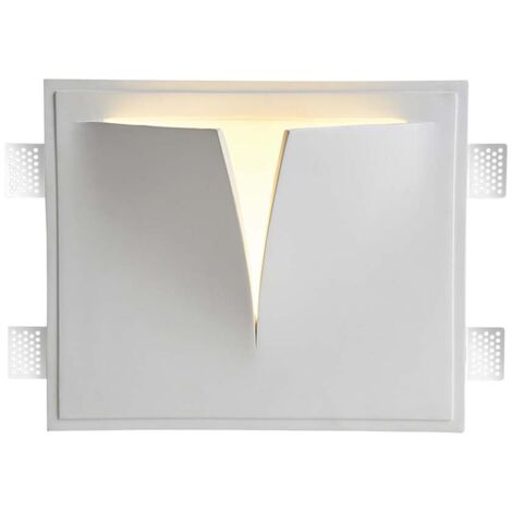 V-TAC VT-11006 Gips-LED-Strahler – quadratische Wandleuchte mit G9-Glühlampenanschluss, modernes Design, Artikelnummer 6769 (1/5)