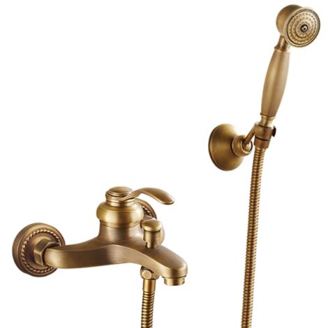 Robinet Cuisine Mitigeur Chrome Mural Manettes Croisillons Bec Supérieur