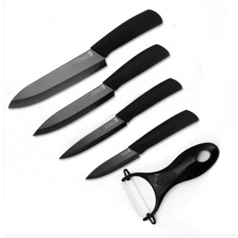 Swiss Pro+ Couteau de Cuisine 8 pièces - Acier Inoxydable - Couteaux et  Ustensiles de Cuisine - Set Couteau Cuisine avec Couteau de Chef et Bloc