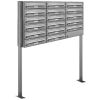 17er V2A Edelstahl Standbriefkasten Anlage Freistehend