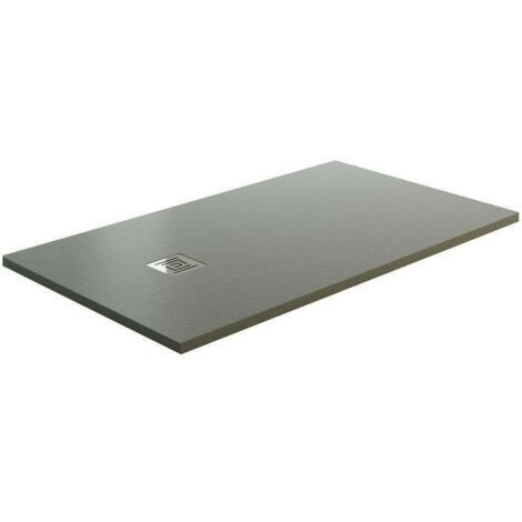 ARDESIA - PLATO DE DUCHA DE RESINA MINERAL - mampara de ducha - Gris - 180X70CM (1/3)