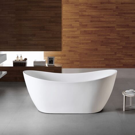 Sasha - Bañera Acrílica Oval 170 cm - Moderna y Confortable para el Baño (1/5)