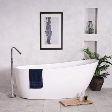 Sophia - Bañera acrílica en isla 170 cm - Diseño refinado y confort óptimo para el cuarto de baño