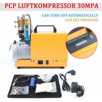 Compresseur Pompe PCP Pompe à Haute Pression 300bar 30Mpa Pompe à Air Auto Stop Compresseur d'air