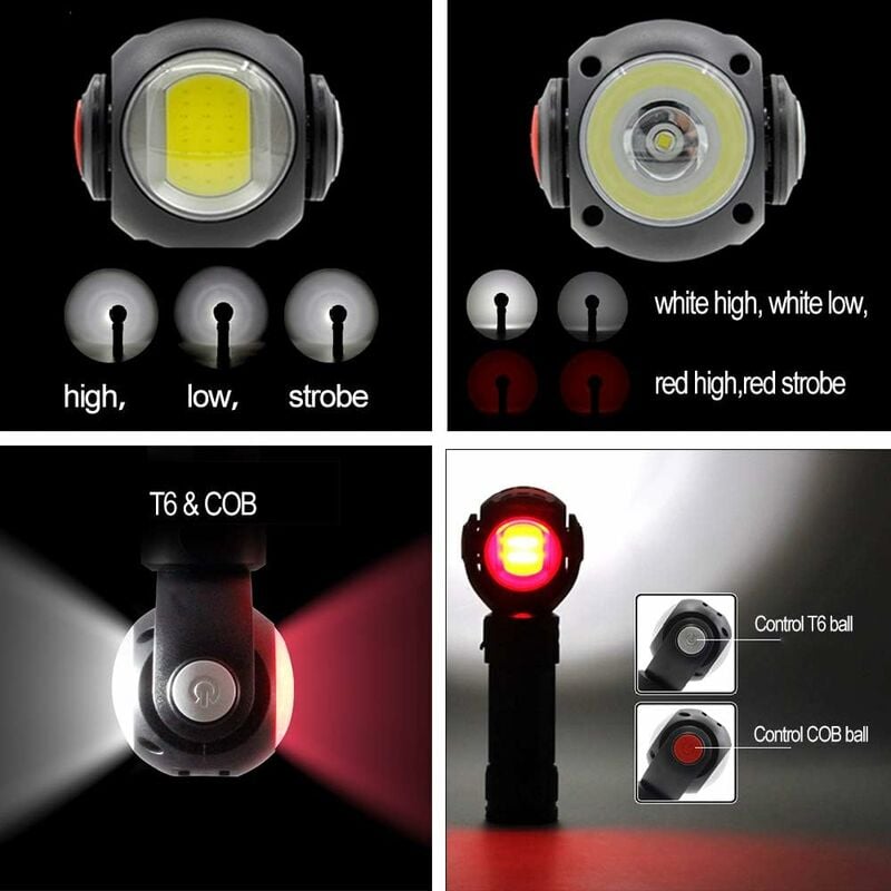 Lampe flash d'urgence avec LED infrarouge ODEO Strobe