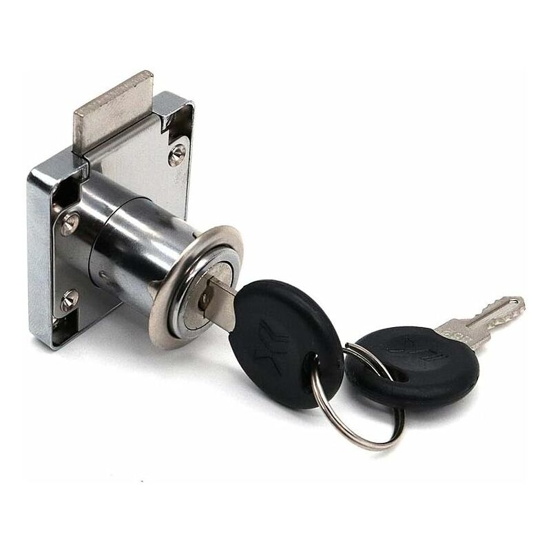 16mm VIccoo Serrure de Came Tubulaire de tiroir pour larmoire de Cabinet de boîte aux Lettres de Porte avec 2 clés 16-30mm 