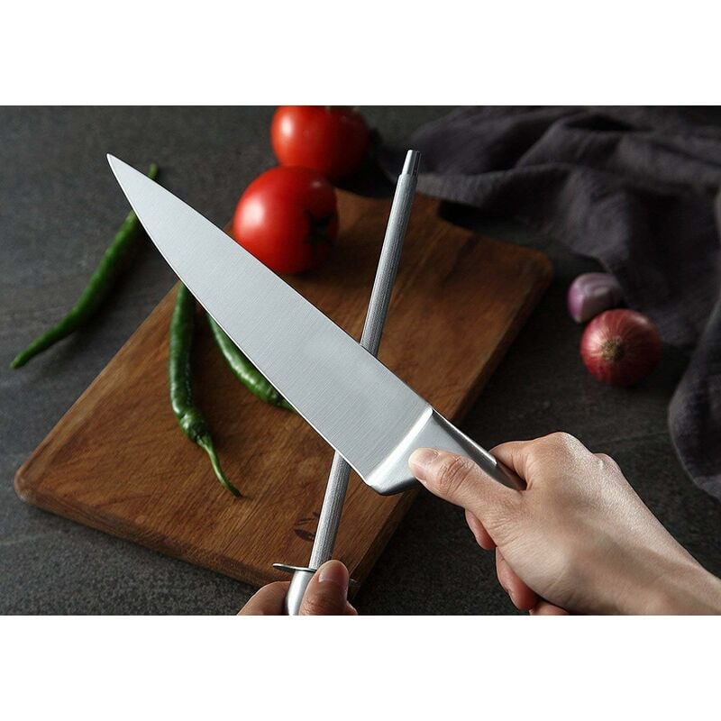 Acier inoxydable Main Poignée en bois 8 pièces Ensemble de couteaux Turc  Professionnel Sharp Cuisine Viande Fruits Couteaux Chef