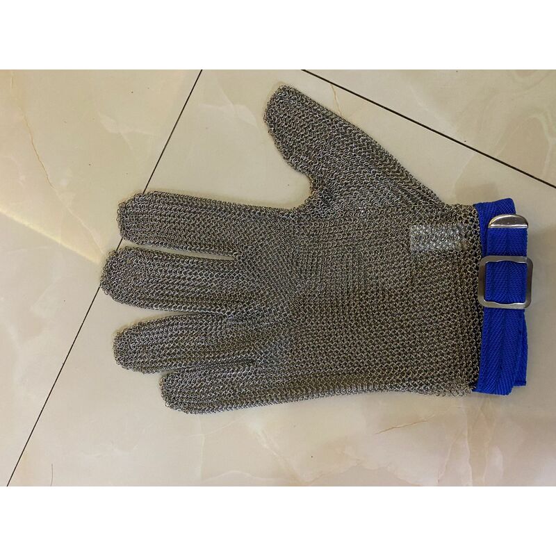 ThreeH Gants de coupe de sécurité des gants 304L de maille d'acier pour la  cuisine,Écaillage d'huîtres,Viande coupe et Sculpture sur bois GL08 L(1  pièce) : : Bricolage