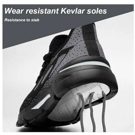 Chaussures De Sport Femme Légères à Enfiler - Semelle Air Coussinée, Mesh Respirant, Antidérapantes - Pour Marche, Running, Quotidien - 10