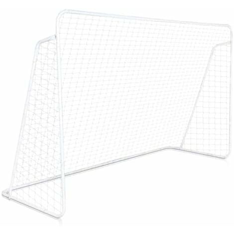 Racetex But de football pour le jardin, enfants et adultes [Énormément robuste] – But de football pour enfants avec cadre en acier solide à l'avant – But de football avec ancrage au