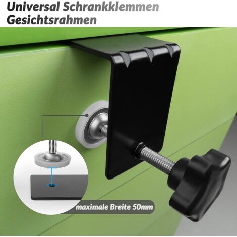 LDHHYH Lot De 8 Pinces En C Pour Table - En Acier Inoxydable - Petite Pince à Vis