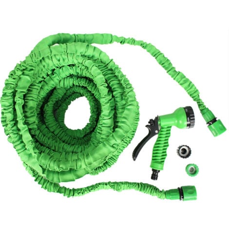 AIDUCHO Tuyau d'arrosage flexible et extensible Tuyau d'arrosage rétractable（30m）