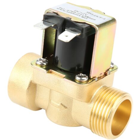 Électrovanne Eau DC12V Normalement Fermée - Pour Systèmes D'arrosage Ou Aquariums