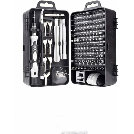 Mini tournevis magnétique de précision 135 en 1 - Kit d'outils de  réparation pour iPhone, ordinateur