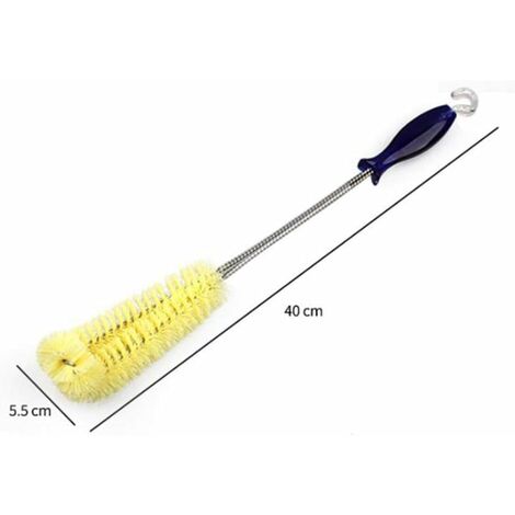 Brosse De Nettoyage Pour Bouteilles Avec Long Manche - Tête Éponge, Design Suspendu - Pour Biberons, Gourdes