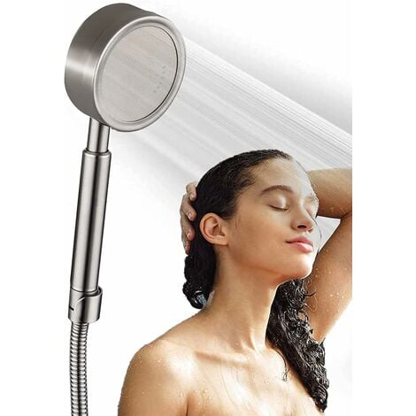 AIDUCHO Pommeau Douche Pression Acier Inox 304 et Flexible Douche