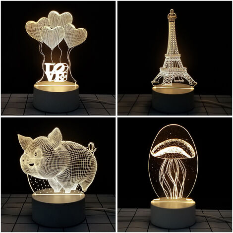 Lampe 3D LED Victoire