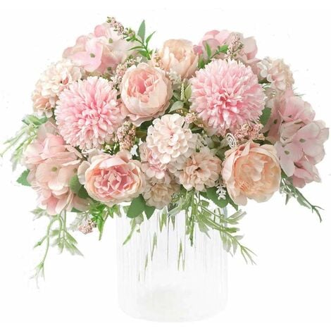 Rose soie pivoine fleurs artificielles Rose mariage maison bricolage décor 