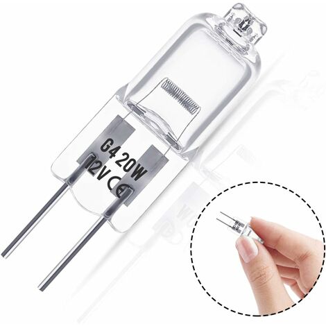 AIDUCHO Ampoules Halogènes G4, Lampe De Base À Broche Halogène  12v 20w, Blanc Chaud 3000k, 350lm, Gradable, Lampe Halogène Basse Tension G4, Lampe À Capsule Transparente, Paquet De 10