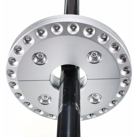 Guirlande Solaire Pour Parasol 104 LED - 8 Modes, Télécommande, étanche IP67 - Parfaite Pour Terrasse Et Jardin