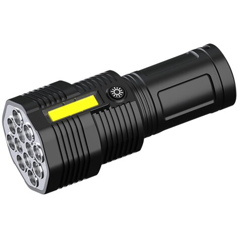XLM-P70 Lampe Torche LED,30000-100000 Lumens Lampe de Poche Militaire  Tactique Ultra Puissante Étanche Torche,Lampe Torche Re[m541]