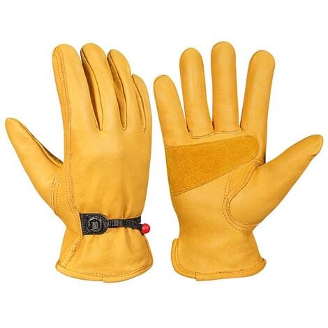 Taille L - jaune-5Pair - Gants de travail résistants au froid-20 degrés,en  Latex épais, velours, antidérapant