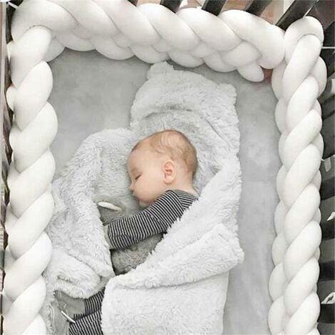 1 pièce 100% coton bébé pare-chocs coussin oreiller pare-chocs dans le  berceau tour de protection du lit bébé