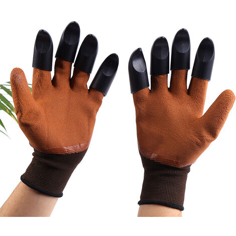 WILsem Gants de jardinage en cuir respirant, gants d'élagage à manches  longues pour hommes et femmes, cadeaux de jardin