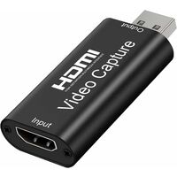 AIDUCHO Adaptateur HDMI vers USB, Carte Acquisition HDMI vers USB 2.0 Carte de Video Capture 1080p Compatible avec Caméscope/DSLR/Ordinateur/Phone /PS4