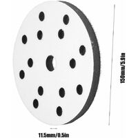 Plaquettes de polissage de polissage protection douce de coussin d'interface d'éponge de tampon de diamètre de 150mm pour les plaquettes de ponçage 3# 