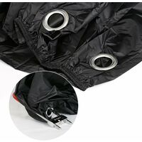 Housse de Protection pour Moto imperméable, résistant au Froid et intempéries 190T Noir Protège de la poussière - XXL 245*105*125cm