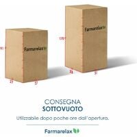Farmarelax - Materasso in Eliocell firm - h20 cm - ortopedico e anatomico - spedito sottovuoto - singolo 80x190