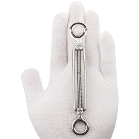 14 Pièces Tendeur De Fil De Tendeur M4 Crochet Et Oeil Tendeur De Tendeur 304 Tendeurs En Acier Inoxydable Tension De Corde Robuste