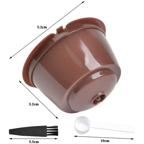 Capsule De Filtre à Café Réutilisable Pour Machine Caffitaly S21, Dosettes De Café Rechargeables En Plastique Et Acier Inoxydable, Adaptées à 3 Corações Cafeteira