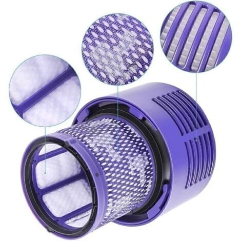 AIDUCHO Lot de 2 Filtres de Rechange Lavables pour les Aspirateurs Dyson V10 Filtre de Rechange Dyson pour Série V10 SV12