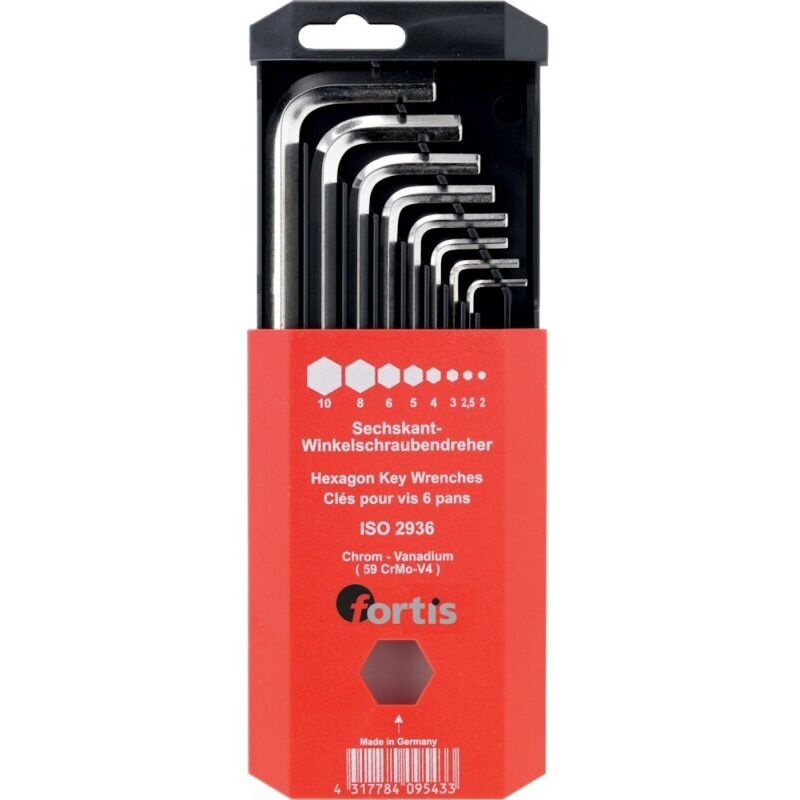 Jeu De 8 Clés Allen Proskit - Acier CR-V, Métrique Et Pouces, étui De Rangement