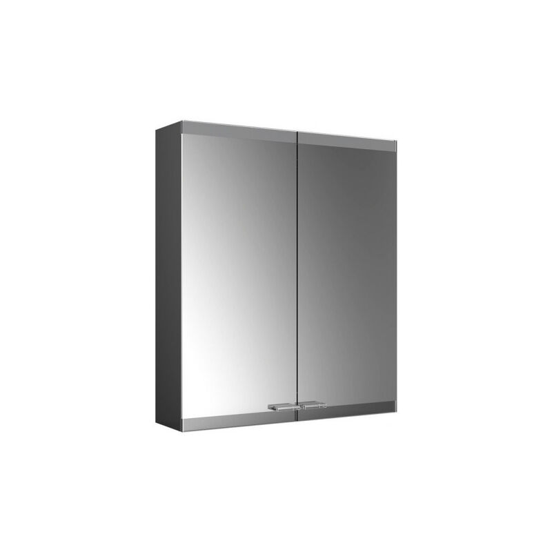 Armoire miroir lumineux LED Emco ASIS EVO AP 600x700mm 2t sw m Li Sys