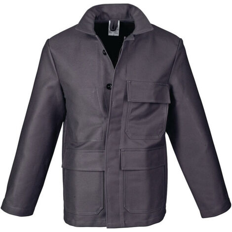 Veste de protection pour soudeurs taille 50 grise PROBAN (1/4)
