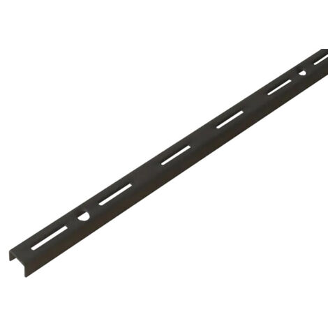 Paroi L.1000mm noir ma STA une rangée de trous ELEMENT SYSTEM