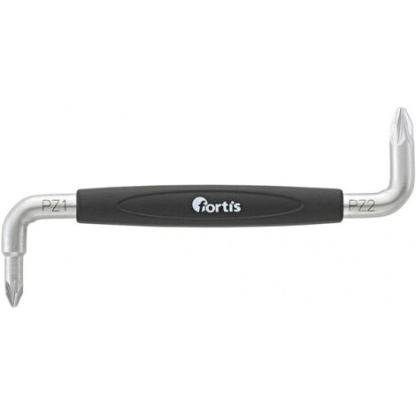 Tournevis coudéPZ1+PZ2x100mm FORTIS (1/3)
